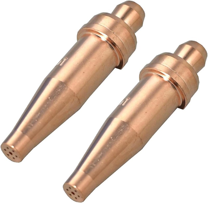 RIVERWELD Acetylene Cutting Tips 3-101 Size 1 & 1-3-101 for Victor Style Oxygen Oxyfuel Cutter Torch PK2 - Image 1